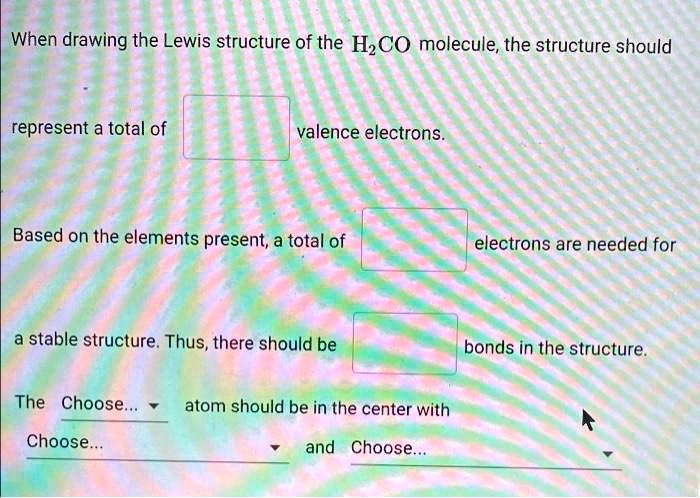 SOLVED: When drawing the Lewis structure of the HCO molecule, the