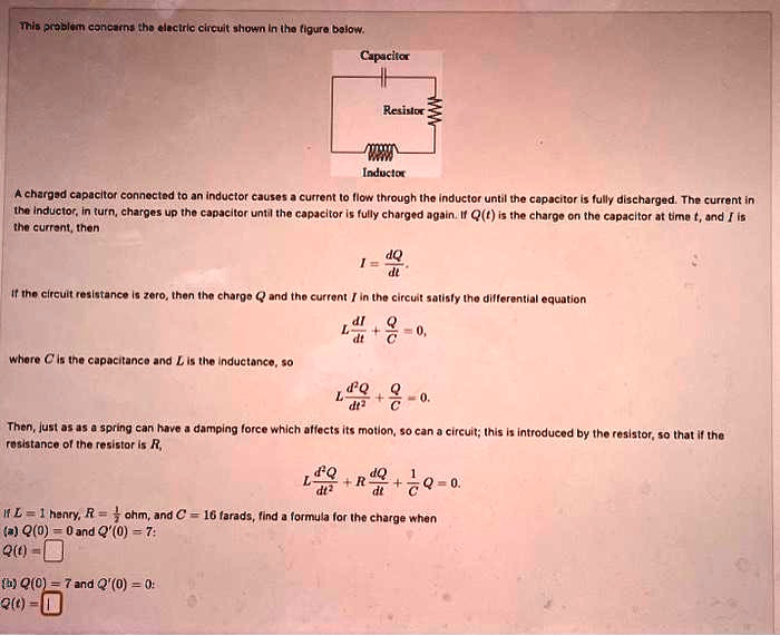 VIDEO solution: This problem concerns the electric circuit shown in the ...
