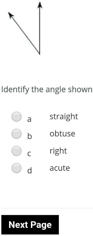 SOLVED: EASY GEOMETRY - Identify the angle shown. Identify the