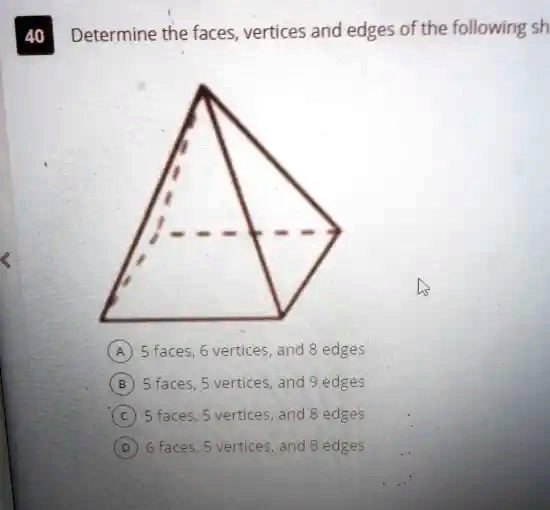 it has 6 equal faces with 12 equal edges and 8 vertices