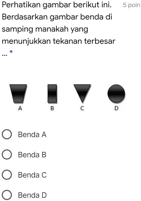 SOLVED: Perhatikan Gambar Berikut Ini. Berdasarkan Gambar Benda Di ...