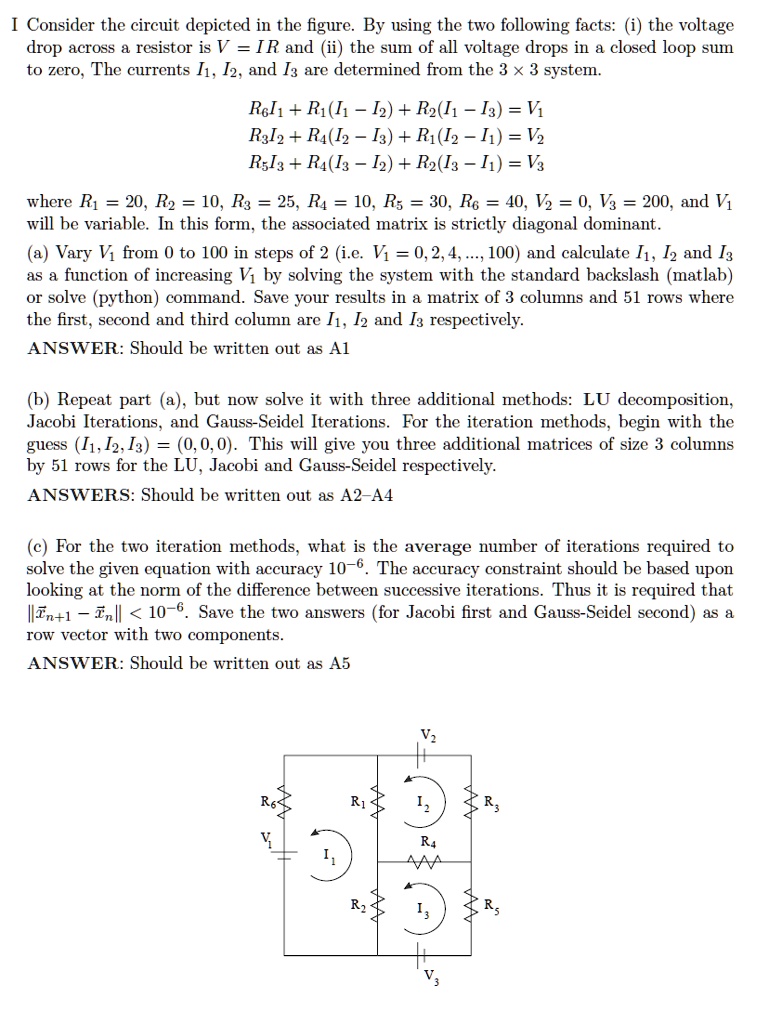 SOLVED: Consider the circuit depicted in the figure. By using the two ...