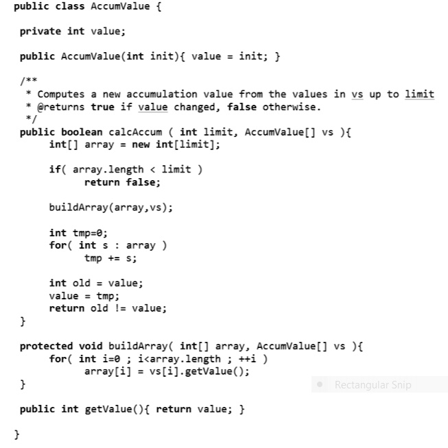 you are to develop a set of unit test cases for the following code ...