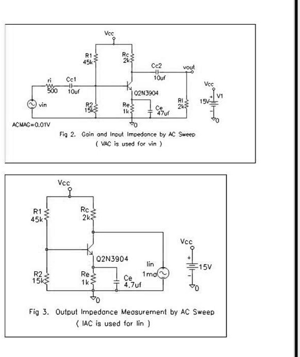 SOLVEDVcc 45k Cc2 Voul Cc 1Ouf Vcc JOul 02N3904 5v Gquf ACMAG0.01v