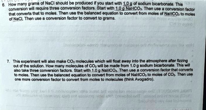 Video Solution How Many Grams Of Nacl Should Be Produced If You Start With 109 Grams Of Sodium 6836