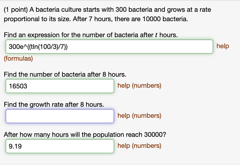 solved-1-point-a-bacteria-culture-starts-with-300-bacteria-and-grows