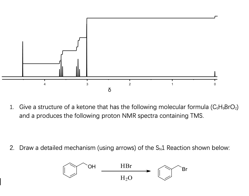 SOLVED Give a structure of a ketone that has the following molecular