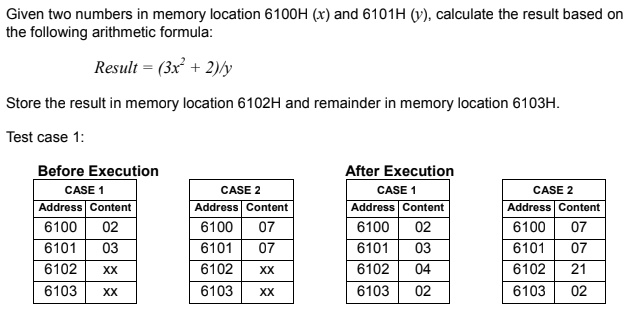 Text: Flowcharts and assembly program Given two numbers in memory ...