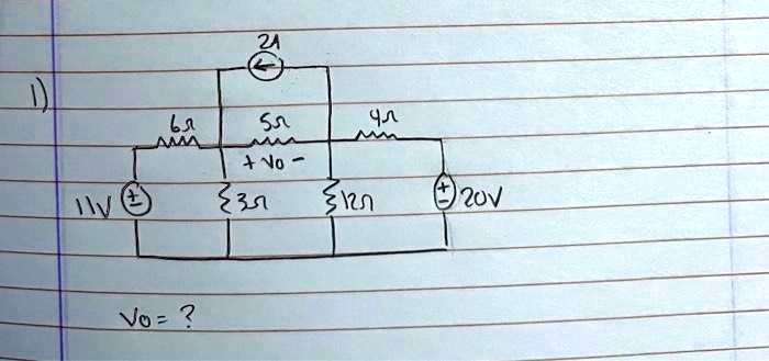 1)
11V
2A
6?
5?
+V?-
3?
12?
20V
V?=?
