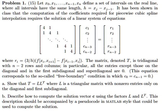 SOLVED: Problem 1. (15) Let IO,*1. In _ Tn define a set of intervals O ...