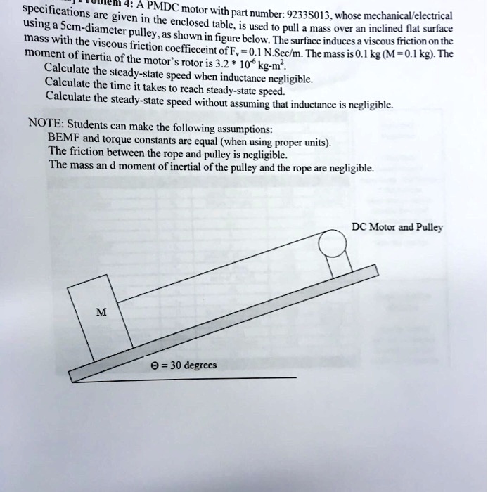 SOLVED Moment of inertia of the motor's rotor is 3.2 * 10 kgm^2