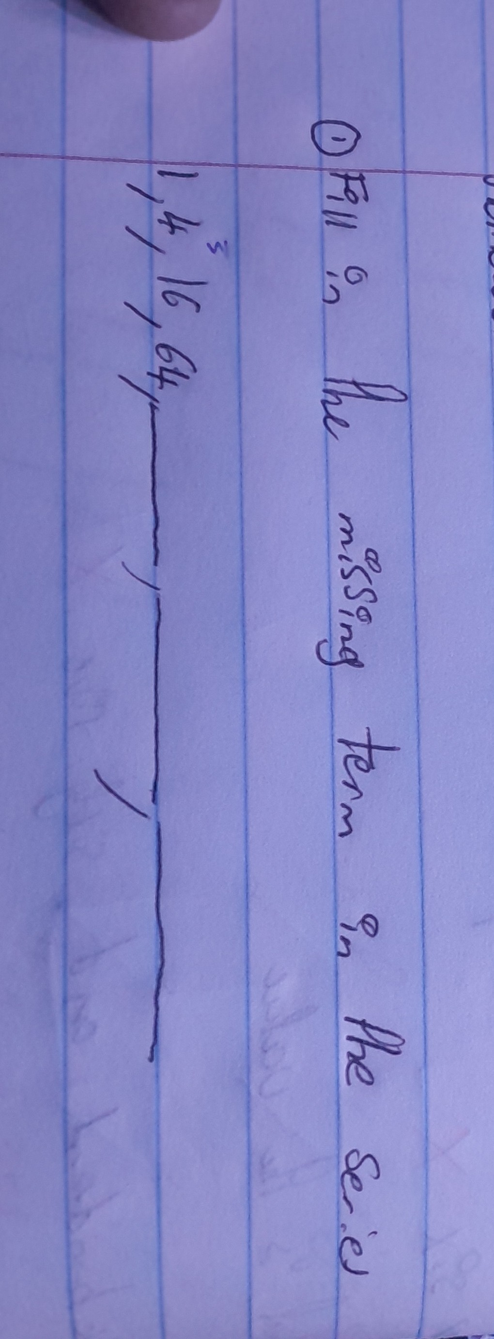 SOLVED 1 Fill In The Missing Term In The Series solved-1-fill-in-the-missing-term-in-the-series