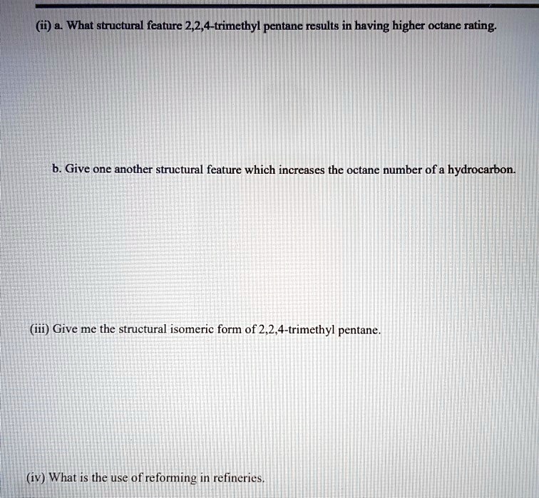 octane number of 224 trimethylpentane