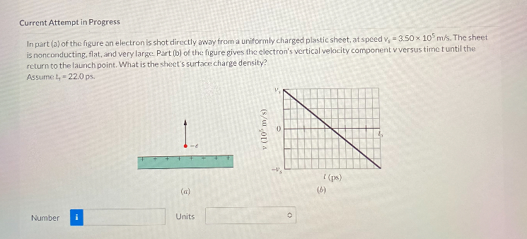 current attempt in progress in part a of the figure an electron is shot ...