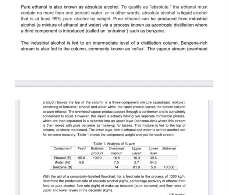 SOLVED Pure ethanol is also known as absolute alcohol. To qualify as