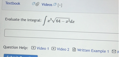 Evaluate the integral: ? x^3 ?(64 - x^2) dx