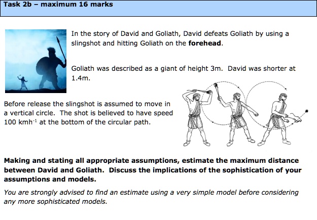 SOLVED: Task 2b -maximum 16 Marks In The Story Of David And Goliath ...