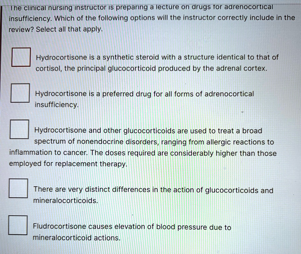 'he clinical nursing Instructor IS preparing a lecture on drugs tor