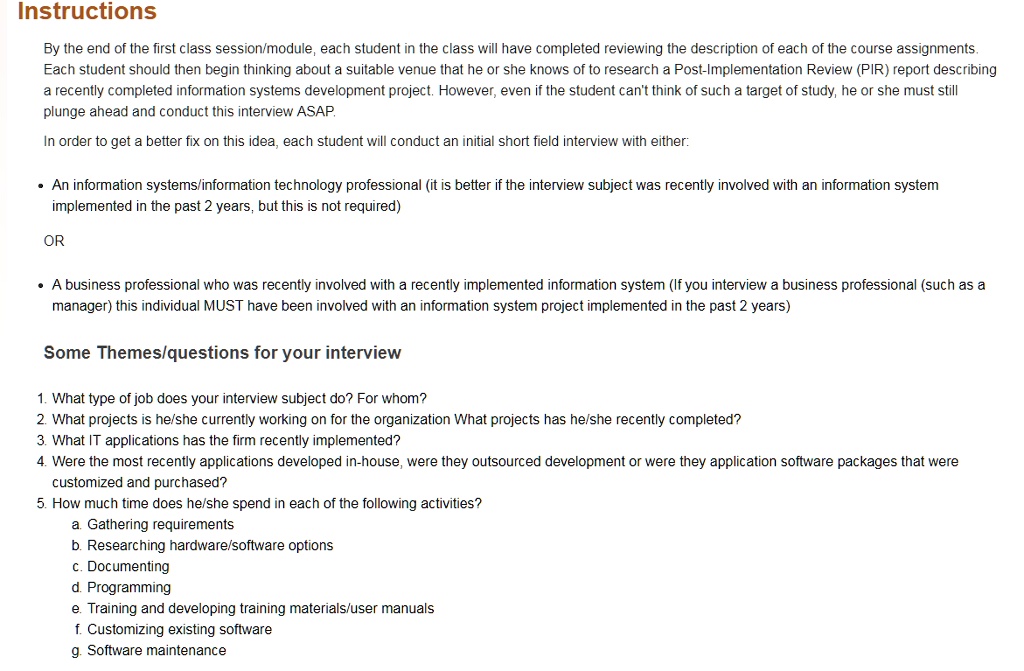 please answer all interview questions possible thanks instructions by ...