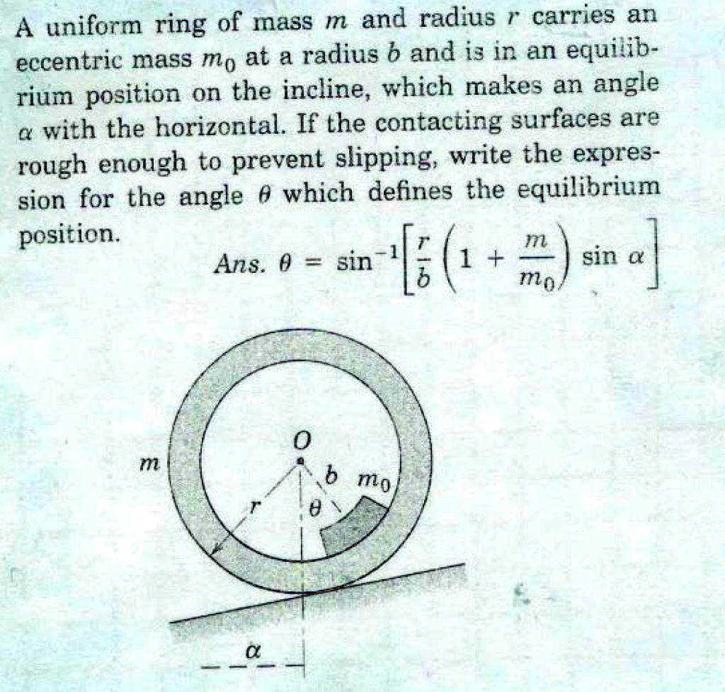 What is the distance of centre of mass of a half r