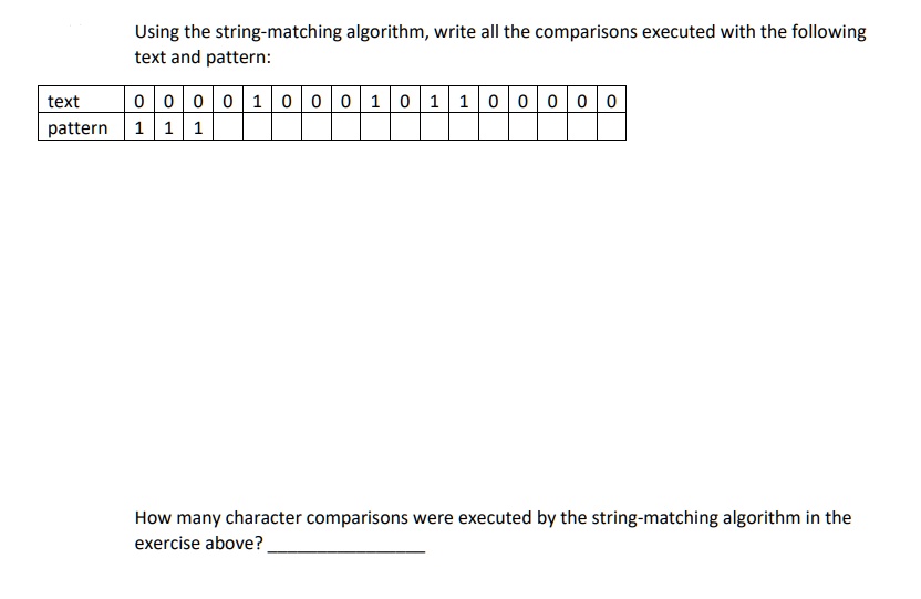 SOLVED: Brute-force Algorithm Using The String-matching Algorithm ...