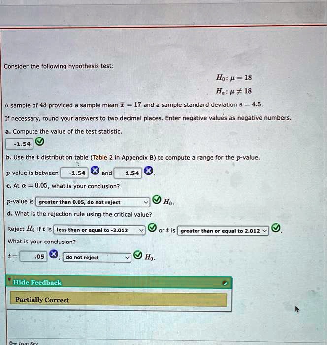 Solved Consider The Following Hypothesis Test Ho Î¼ 18 Ha Î¼ â