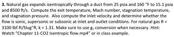 solved-natural-gas-expands-isentropically-through-a-duct-from-25-psia
