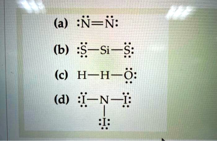 SOLVED: 1. Determine what is wrong with (a) Lewis structure and write ...