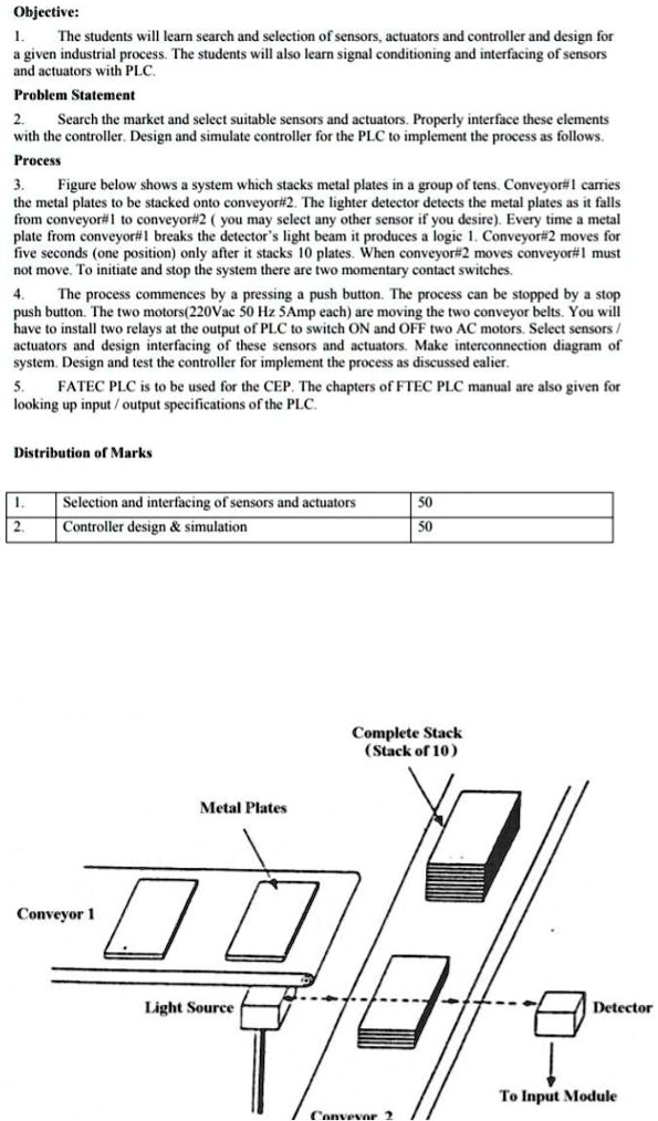 SOLVED: Perform Selection of Sensors and Draw Interconnection Diagram ...