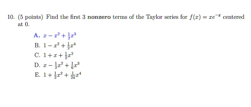 Taylor deals series calculator