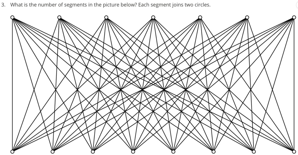 what is the number of segments in the picture below each segment joins ...