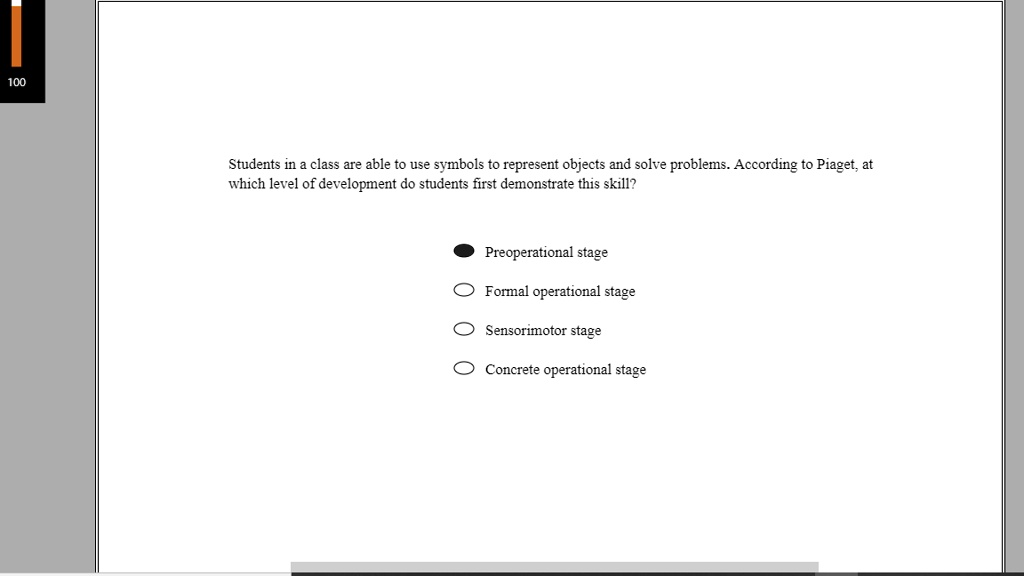 SOLVED 100 Students in a class are able to use symbols to