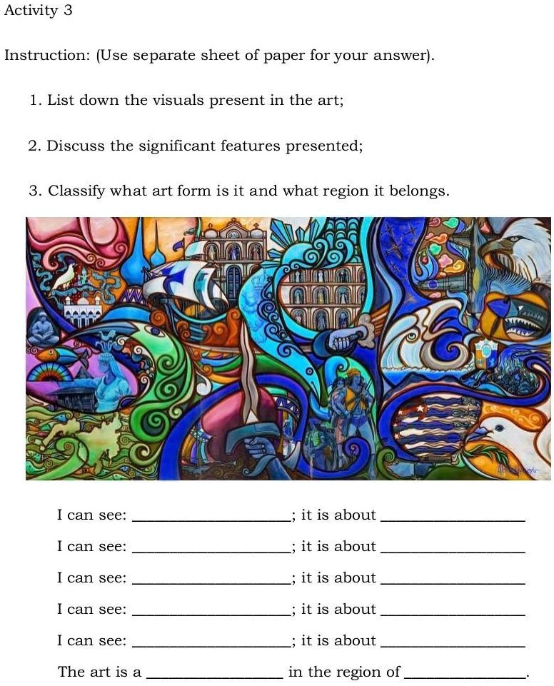 SOLVED Help, thank you! Activity 3 Instructions (Use a separate sheet