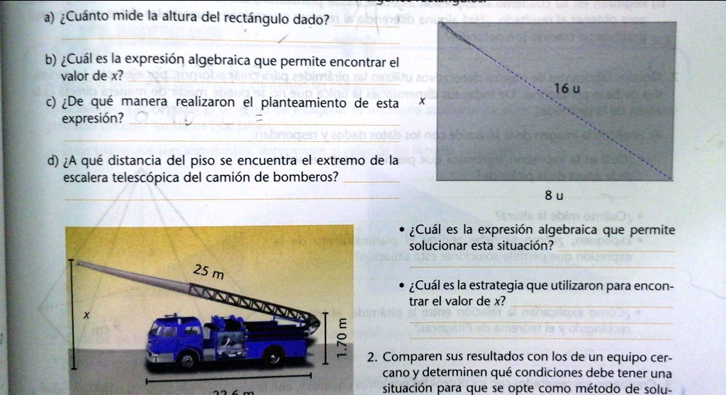 SOLVED: 1. En la sección anterior analizaron el triángulo rectángulo ...