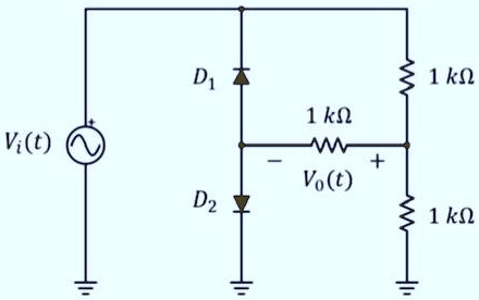 SOLVED: Consider the circuit shown in Figure 2, in which the voltage Vi ...