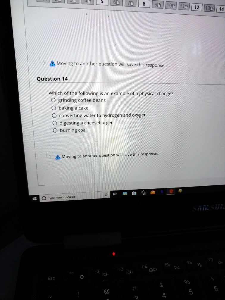 SOLVED Moving to another question will save this response Question 14