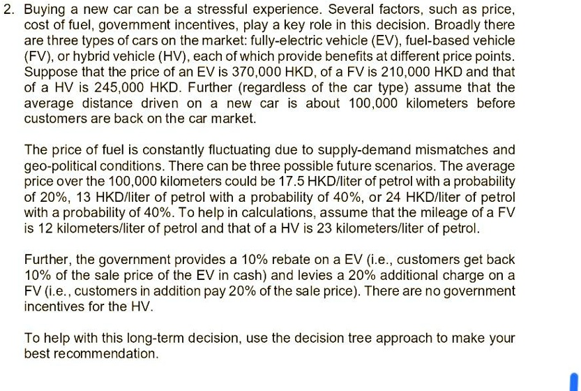 Fv Incentive 2. Buying a new car can be a stressful experience. Several factors ...