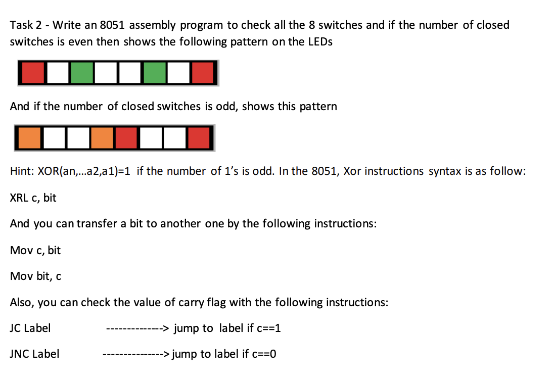 SOLVED Task 2 Write An 8051 Assembly Program To Check All The 8 solved-task-2-write-an-8051-assembly-program-to-check-all-the-8