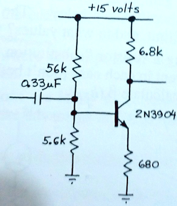 SOLVED The commonemitter amplifier (similar to Fig. L4.7 pg. 98 SM