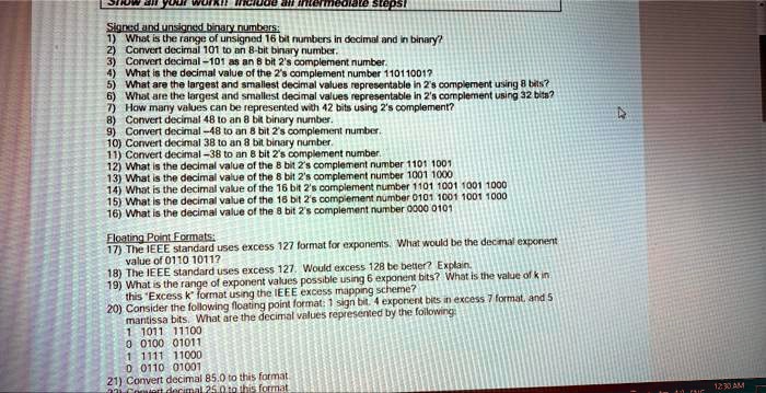 convert the decimal number 27 to 8 bit unsigned binary