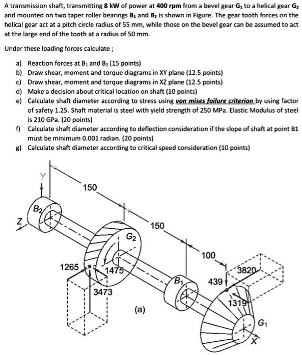 SOLVED only a b c d please A transmission shaft,transmitting8 kW of