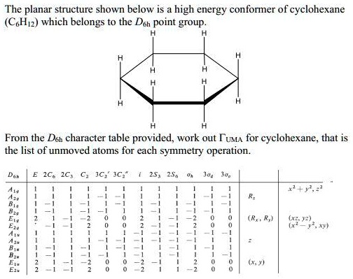 SOLVED: The planar structure shown below is a high-energy conformer of ...