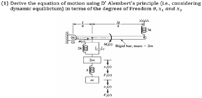 derive lagrange's equation of motion from d alembert's principle