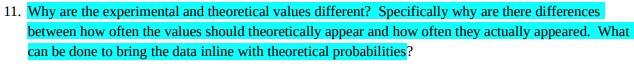 why are the experimental and theoretical values different specifically ...