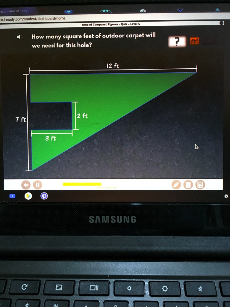 SOLVED 'How many square feet of outdoor carpet will we need for this