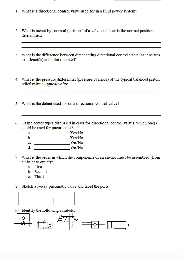 1what is a directional control valve used for in a fluid power system 2 ...
