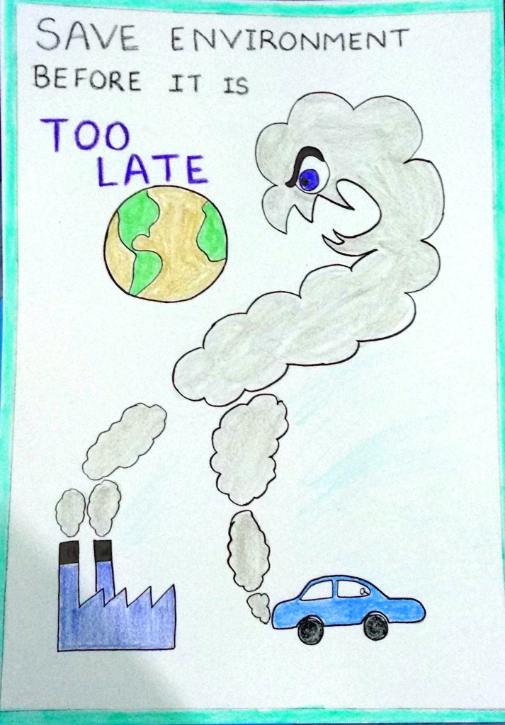Pollution Awareness Drawing | TikTok