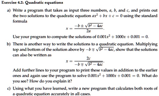 Please help me to answer this question using Python. Exercise 4.2 ...