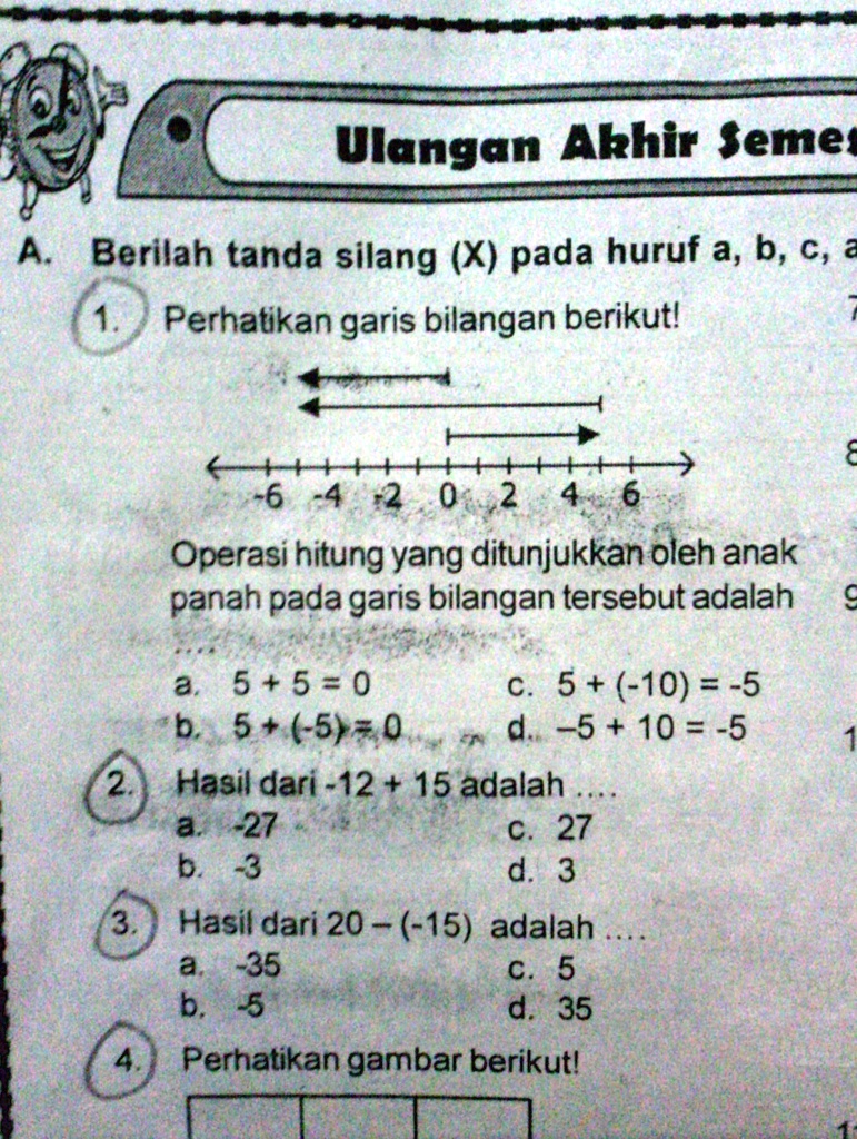 SOLVED: Tolong Jawab Ya......besok Dikumpulkan Ulangan Akhir Seme A ...