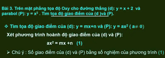 SOLVED: Bai 3. Tren mat phang toa do Oxy cho duong thang (d):y=x+2 va ...